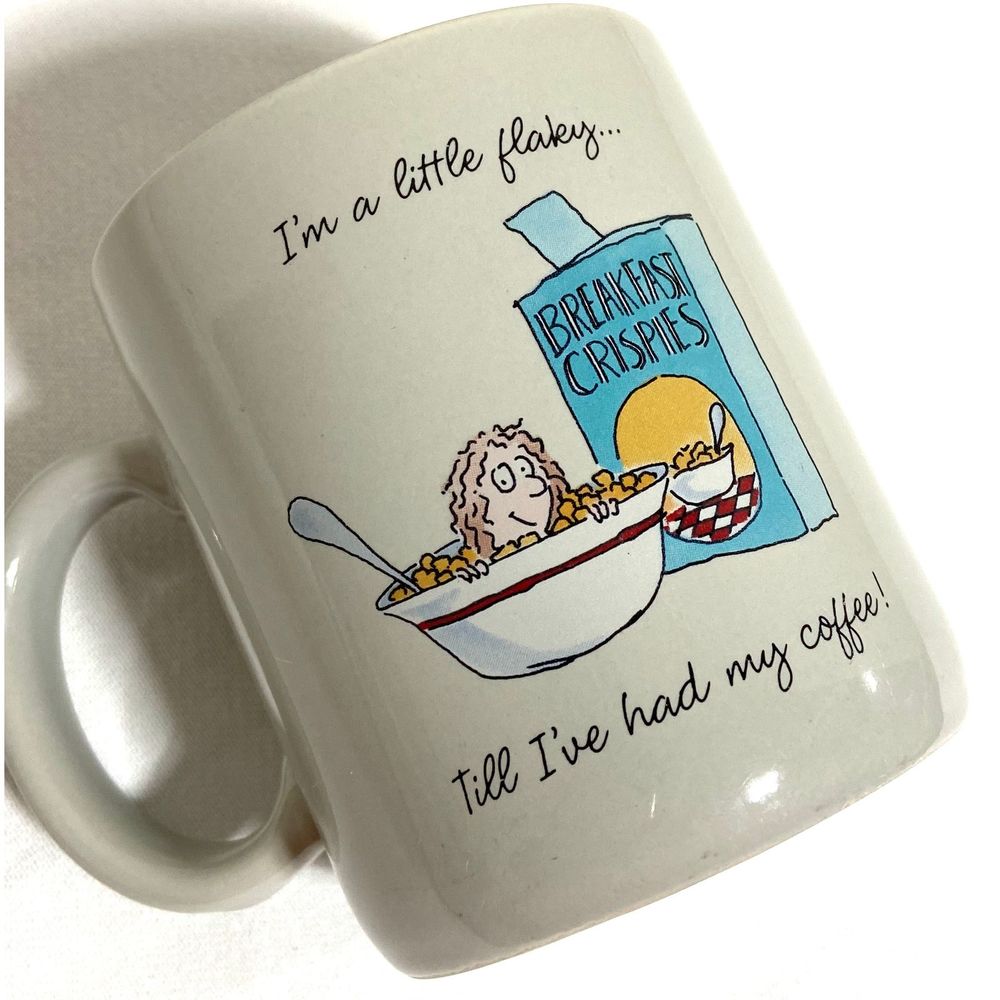 I'm A Little Flaky Funny Hallmark Coffee Mug 12oz